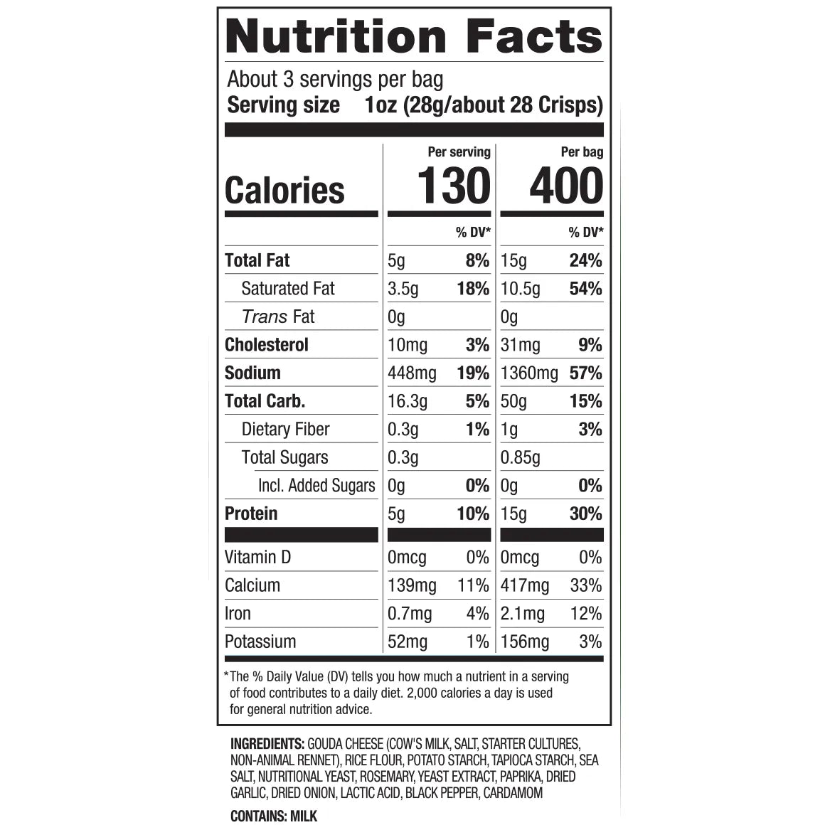 Nutrition Facts