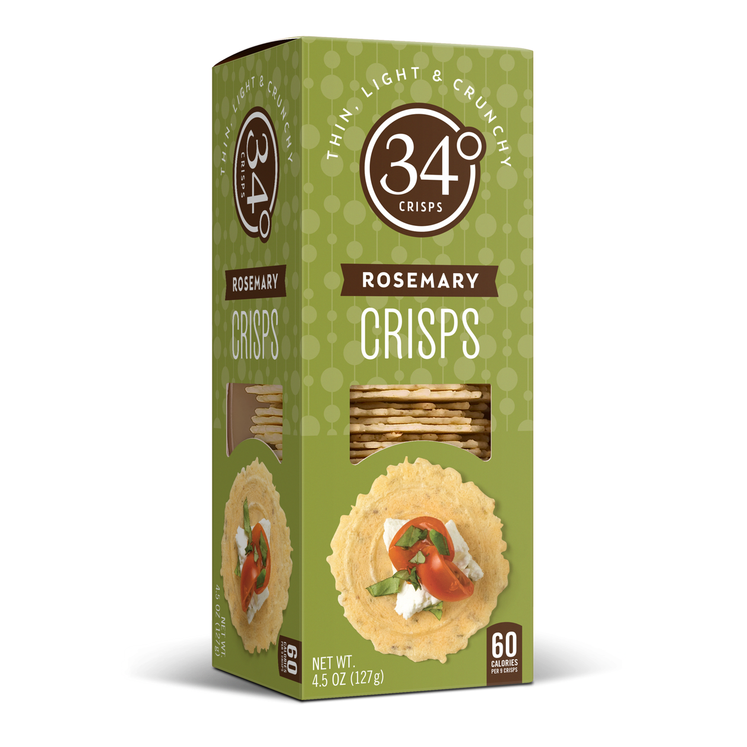 Rosemary Crisp Crackers | 34 Degrees