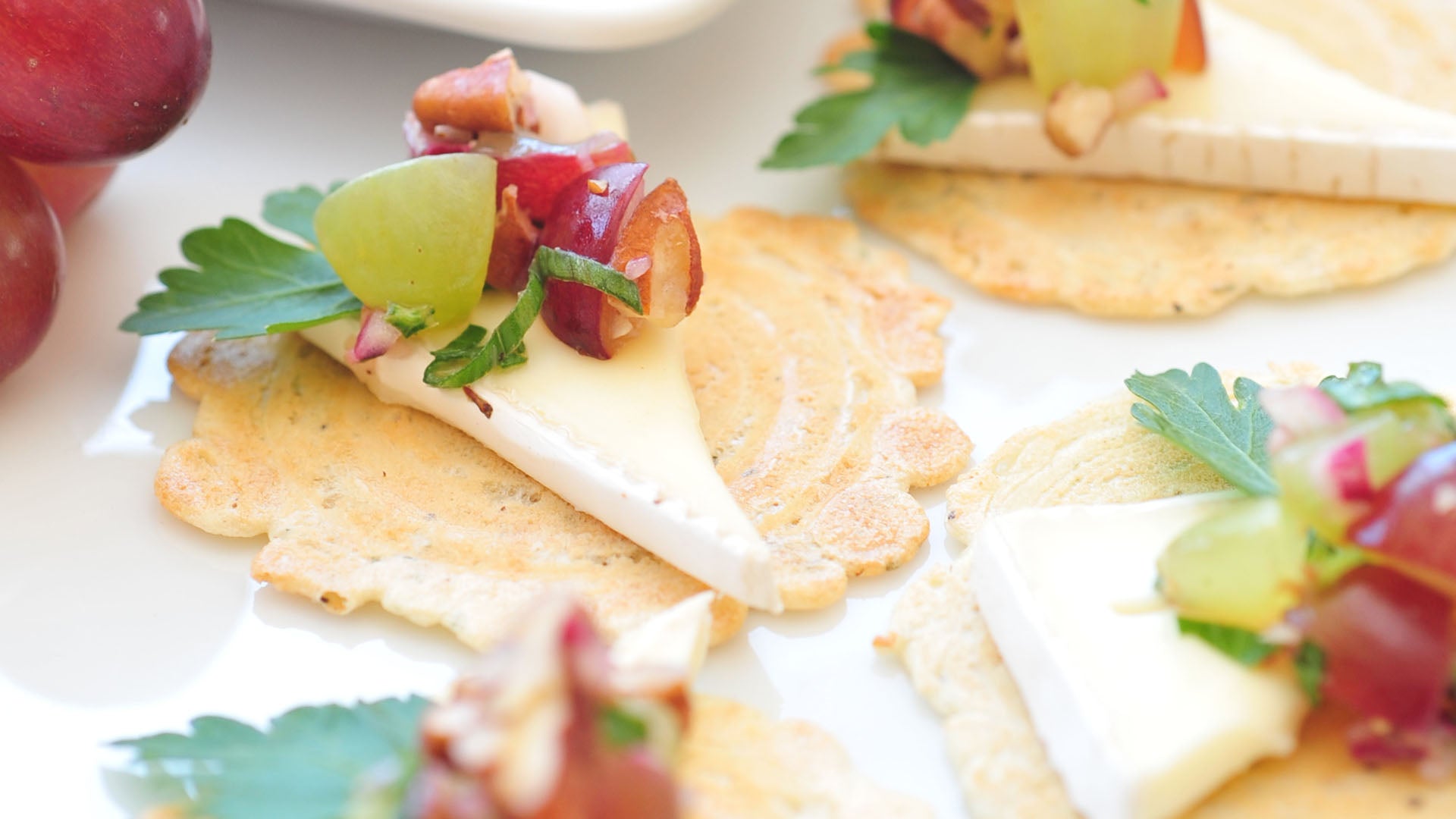 Brie With Grape & Pecan Relish Recipe