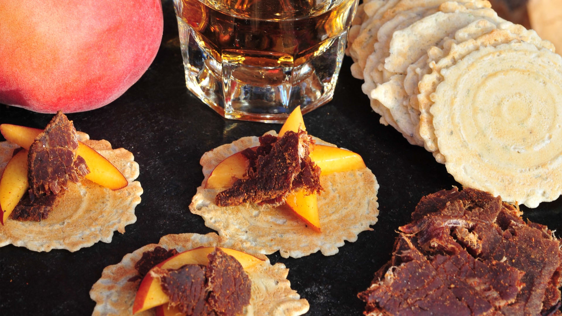 Jerky With Whiskey Soaked Peaches Recipe