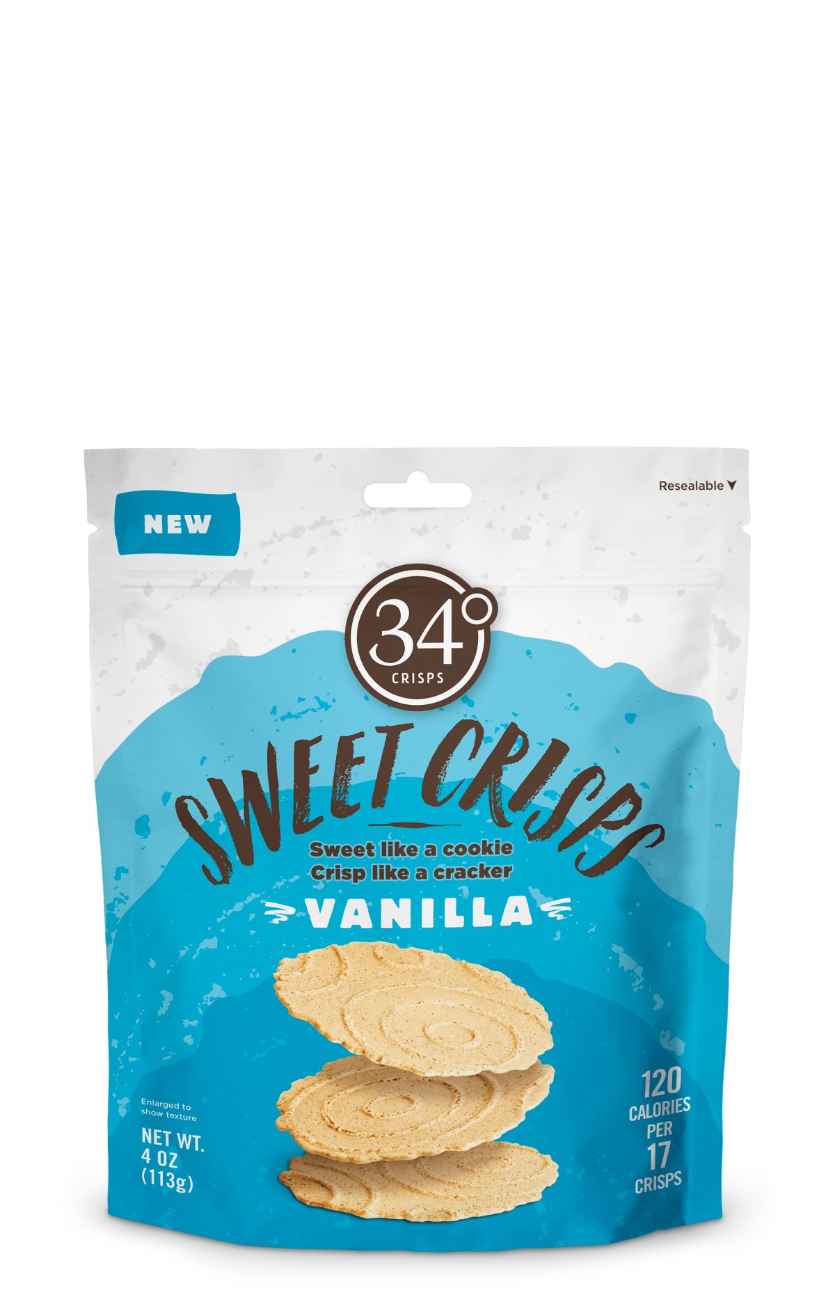Vanilla　Dessert　Crisps　34　Degrees　Sweet　Crackers